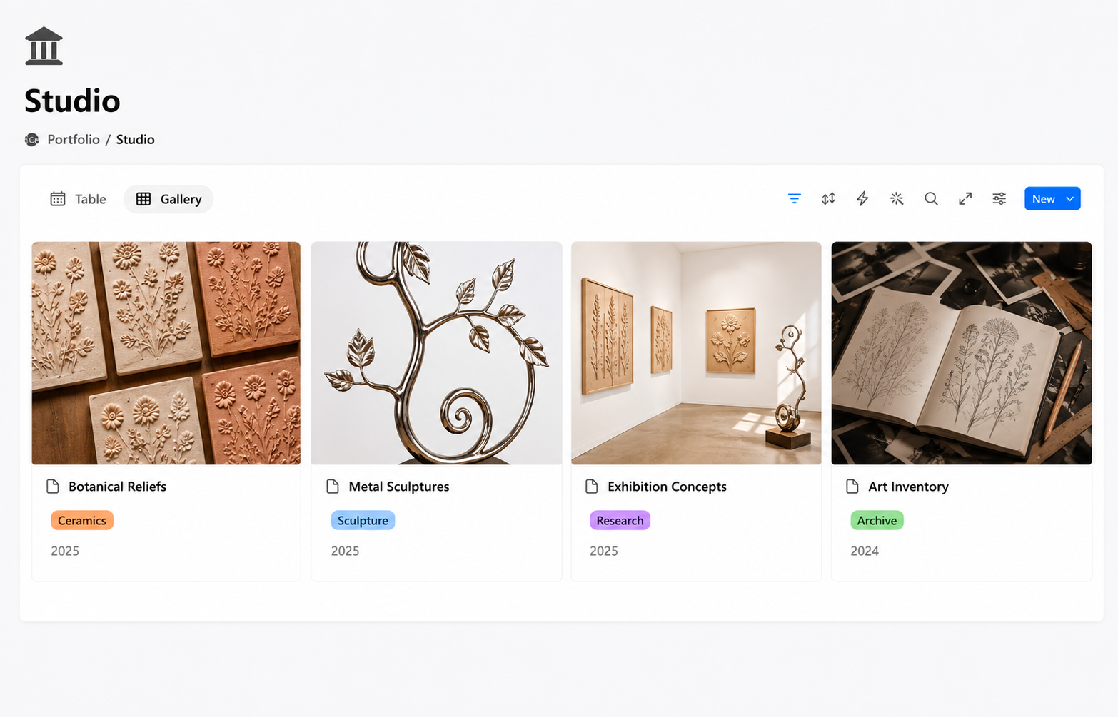 Workflow.art portfolio builder preview